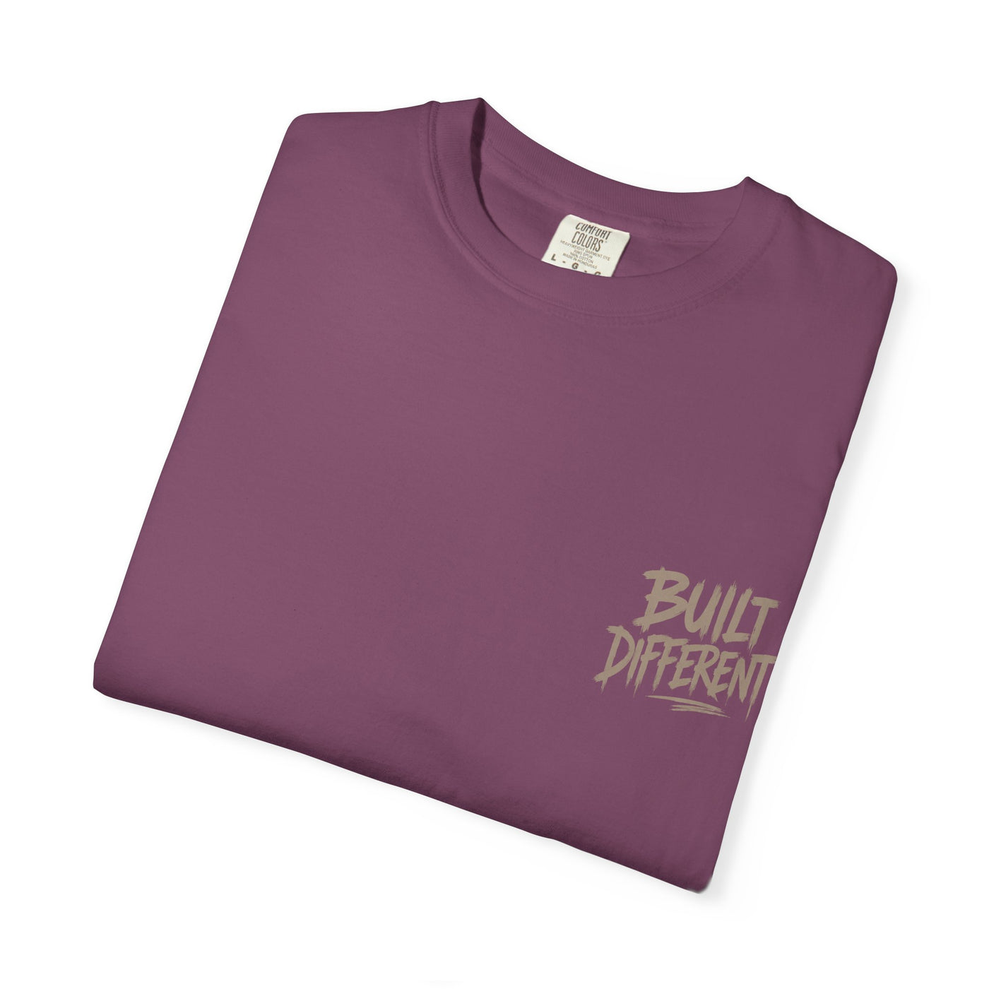 Built Different Graphic T-Shirt — 'Built Different' Chest & Back Design