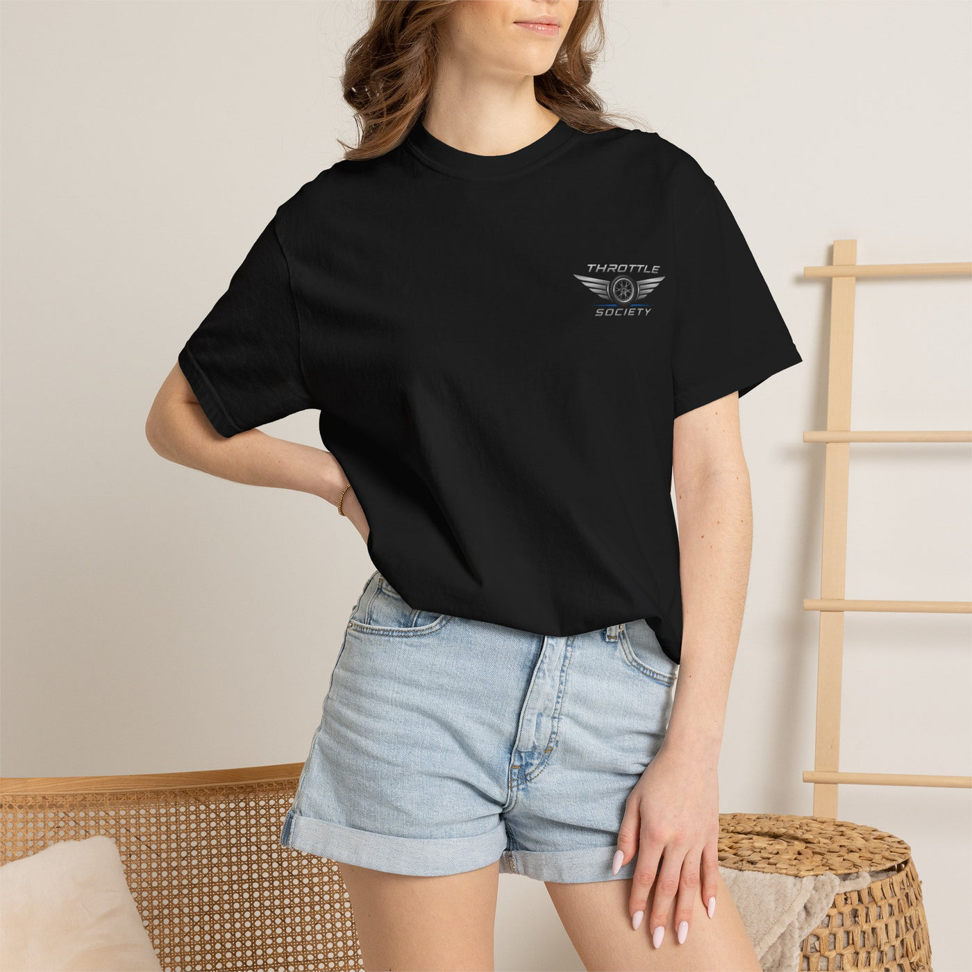 Throttle Society Helmet T-Shirt — No Coastline Racing Graphic Tee