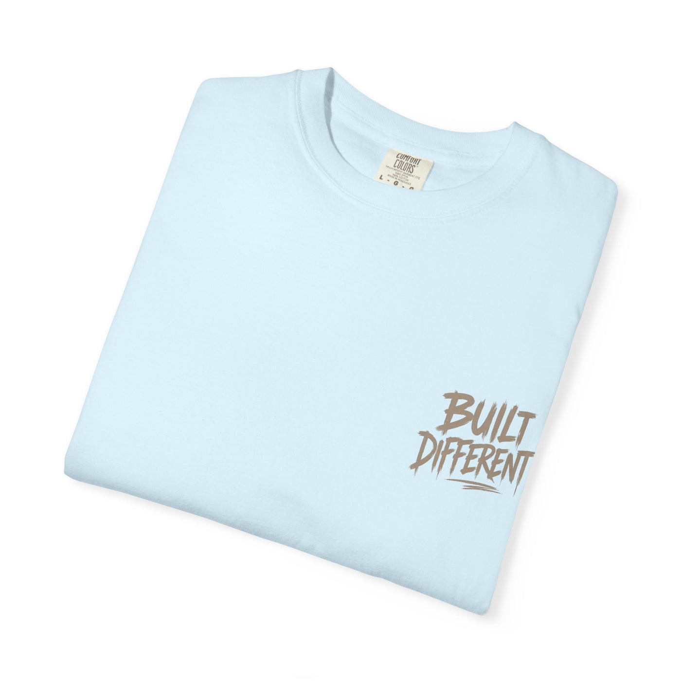 Built Different Graphic T-Shirt — 'Built Different' Chest & Back Design
