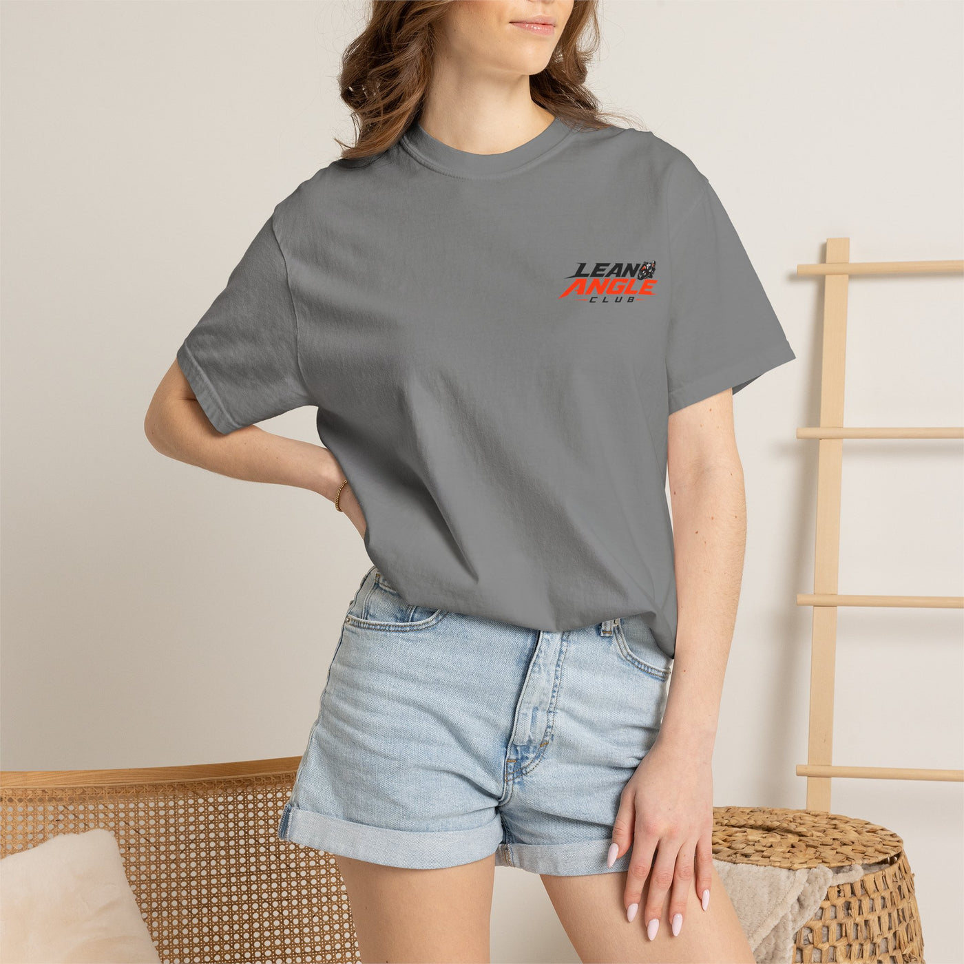 Lean Angle Club Motorcycle T-Shirt — Fast Lines Only Racing Tee