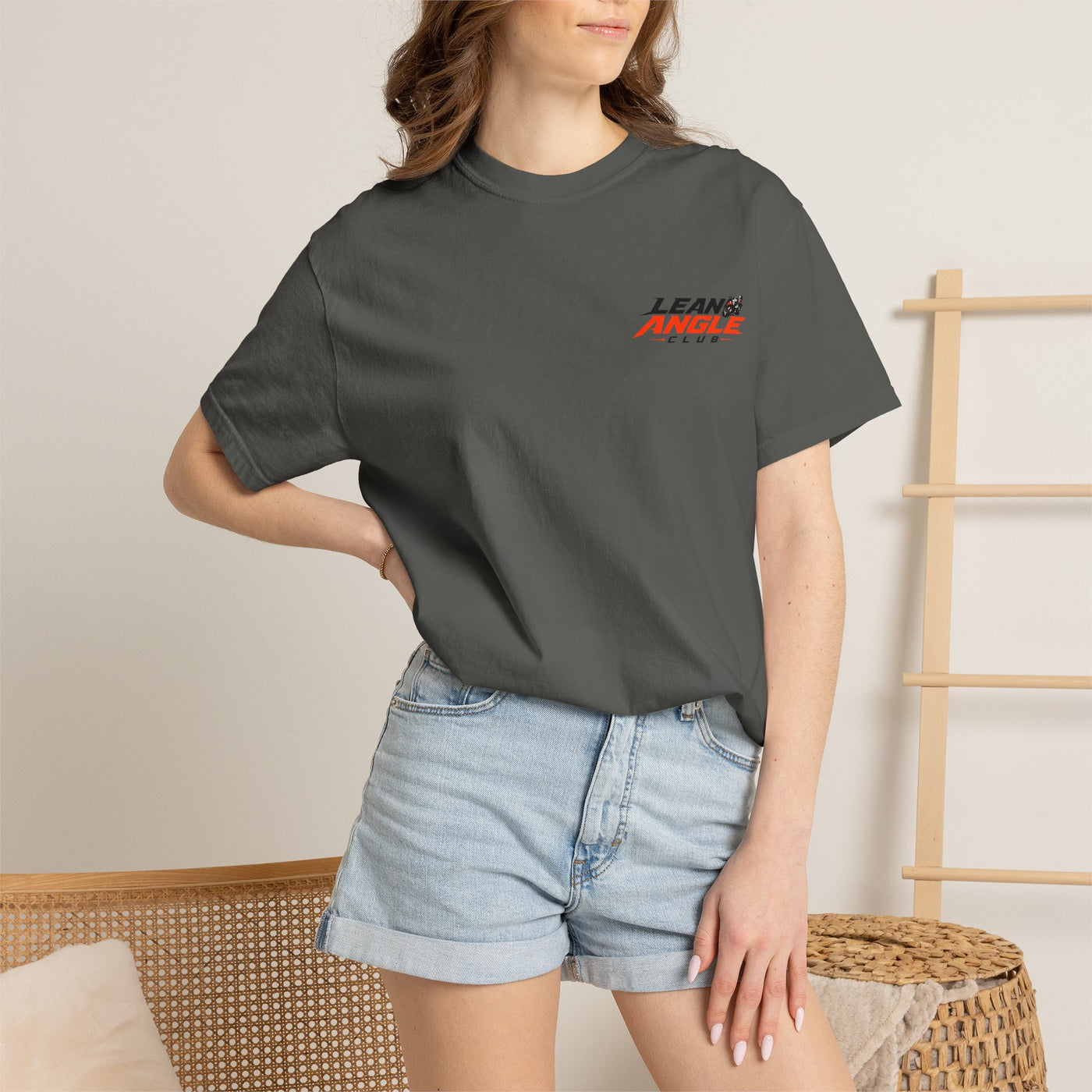 Lean Angle Club Motorcycle T-Shirt — Fast Lines Only Racing Tee