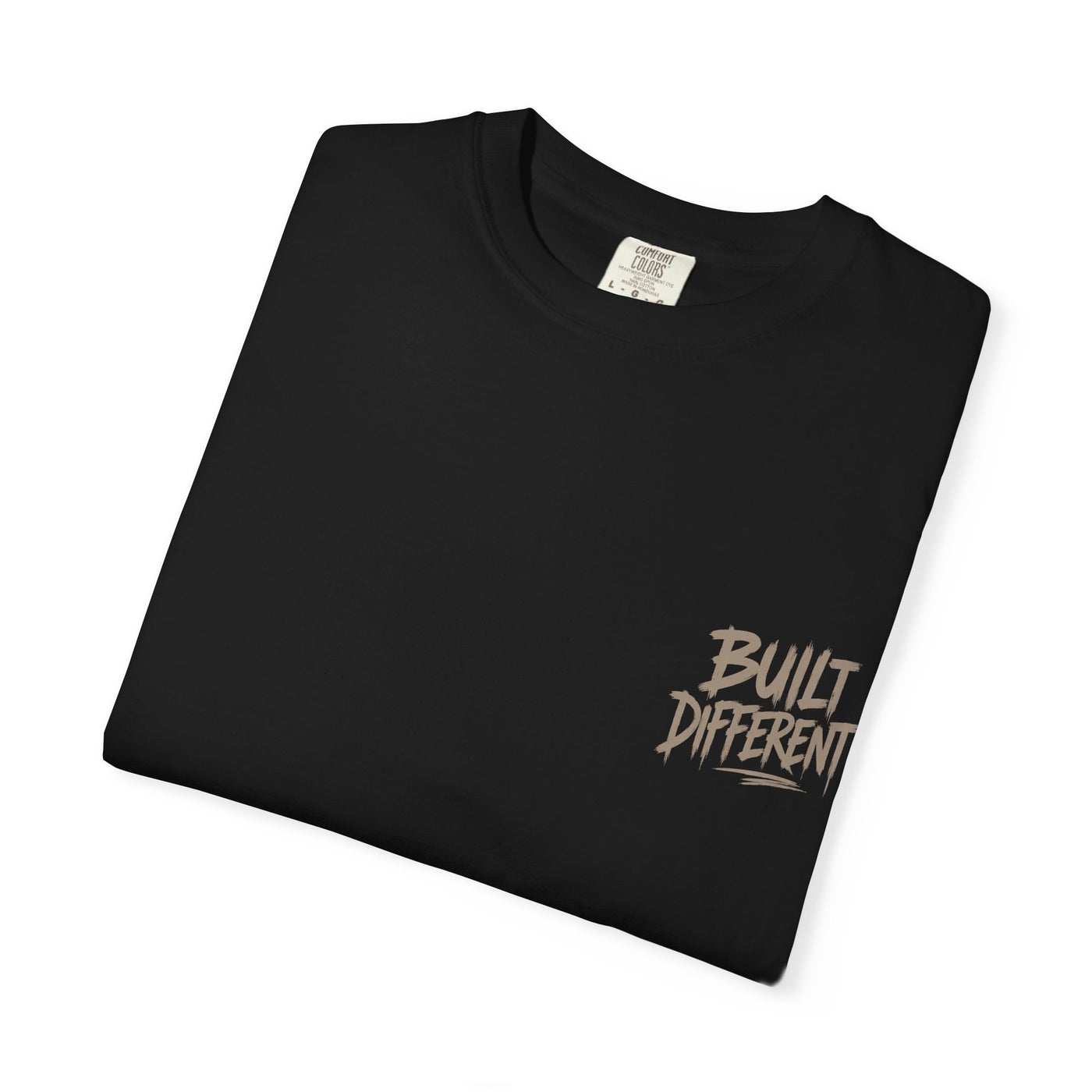 Built Different Graphic T-Shirt — 'Built Different' Chest & Back Design
