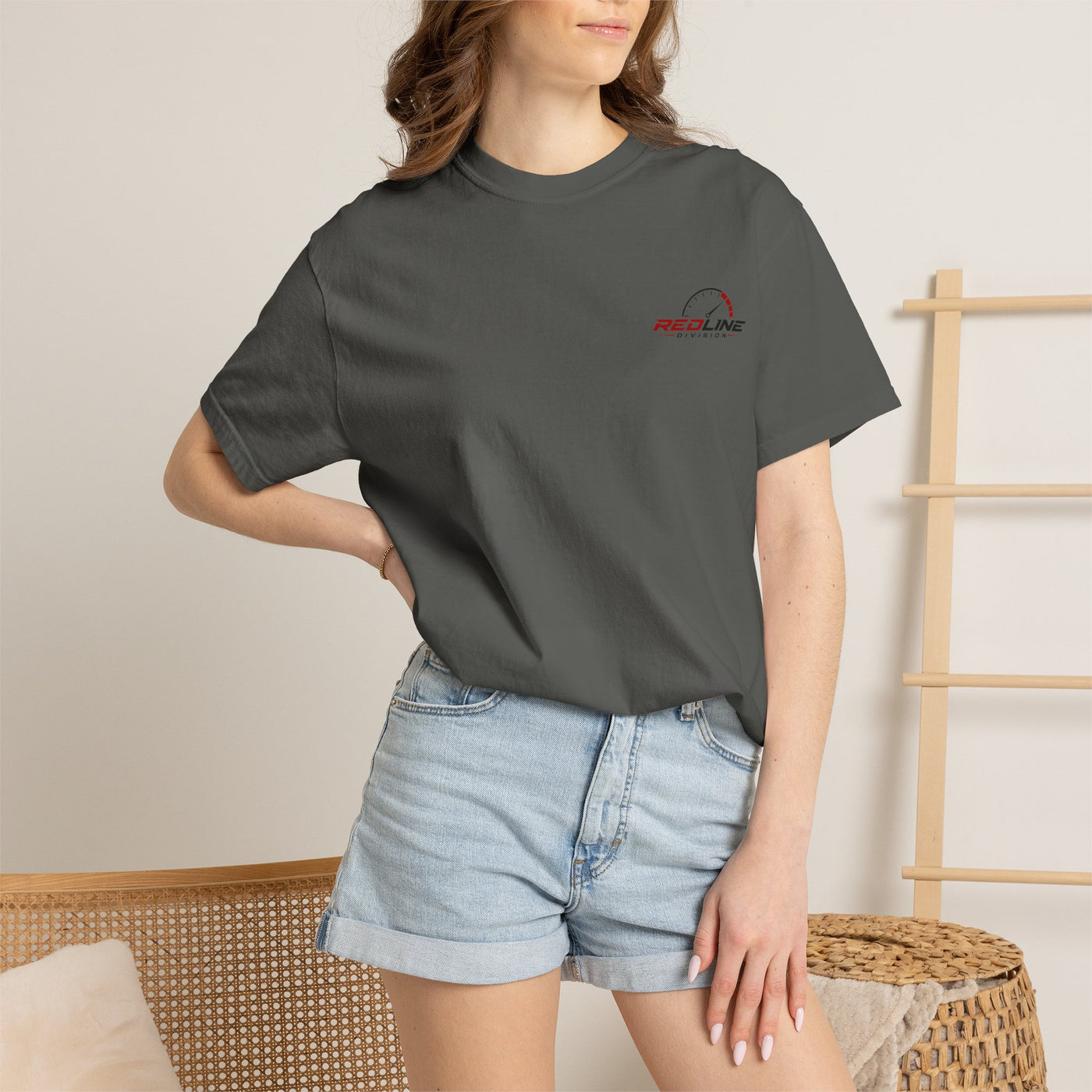 Redline Division Motorcycle T-Shirt — "Full Send Club" Racing Tee