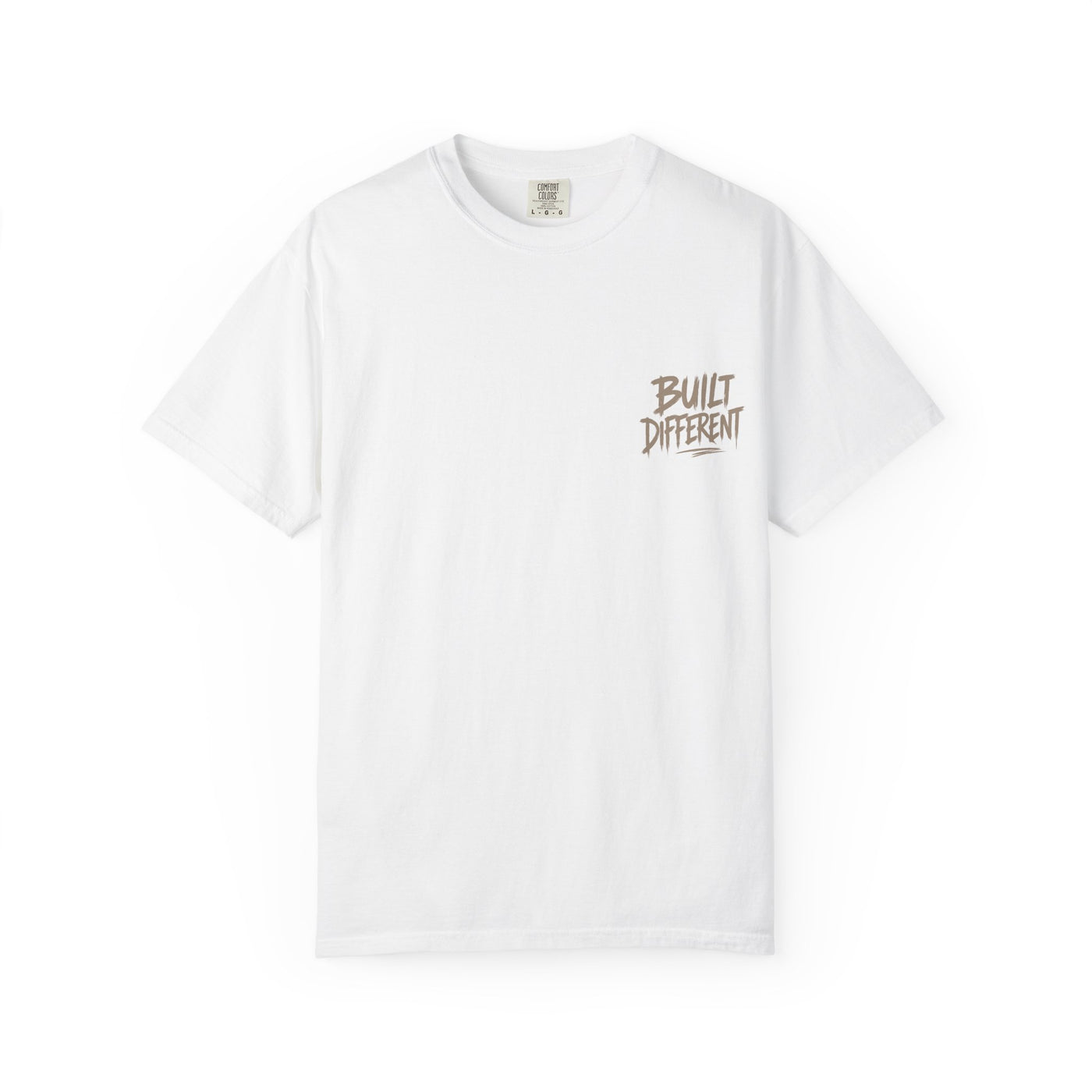 Built Different Graphic T-Shirt — 'Built Different' Chest & Back Design