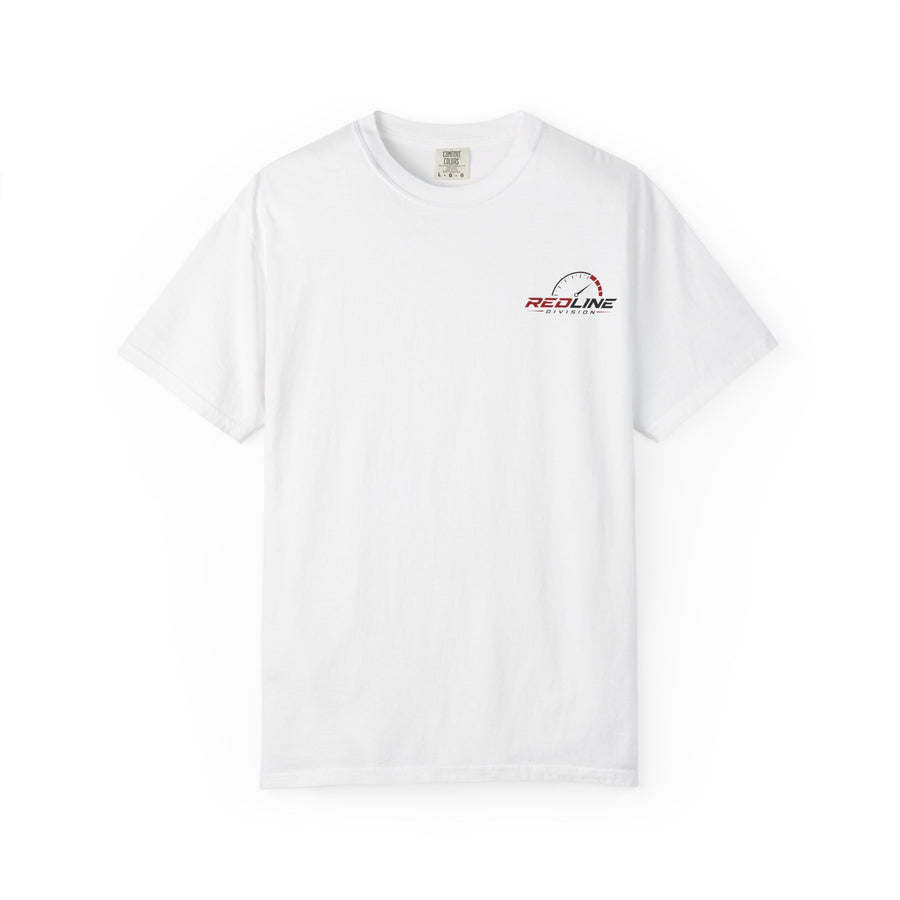 Redline Division Motorcycle T-Shirt — "Full Send Club" Racing Tee