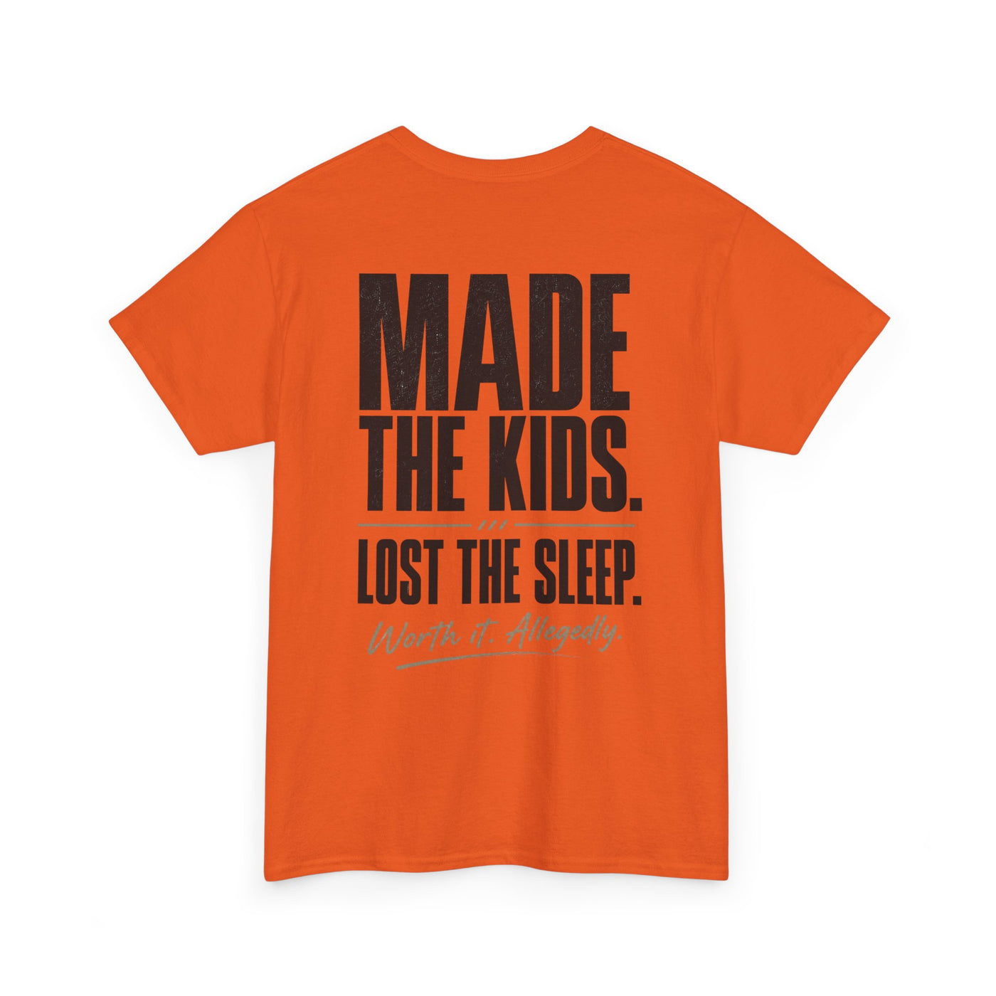 Fatherhood Club Tee — “Made the Kids. Lost the Sleep.” Funny Dad T‑Shirt