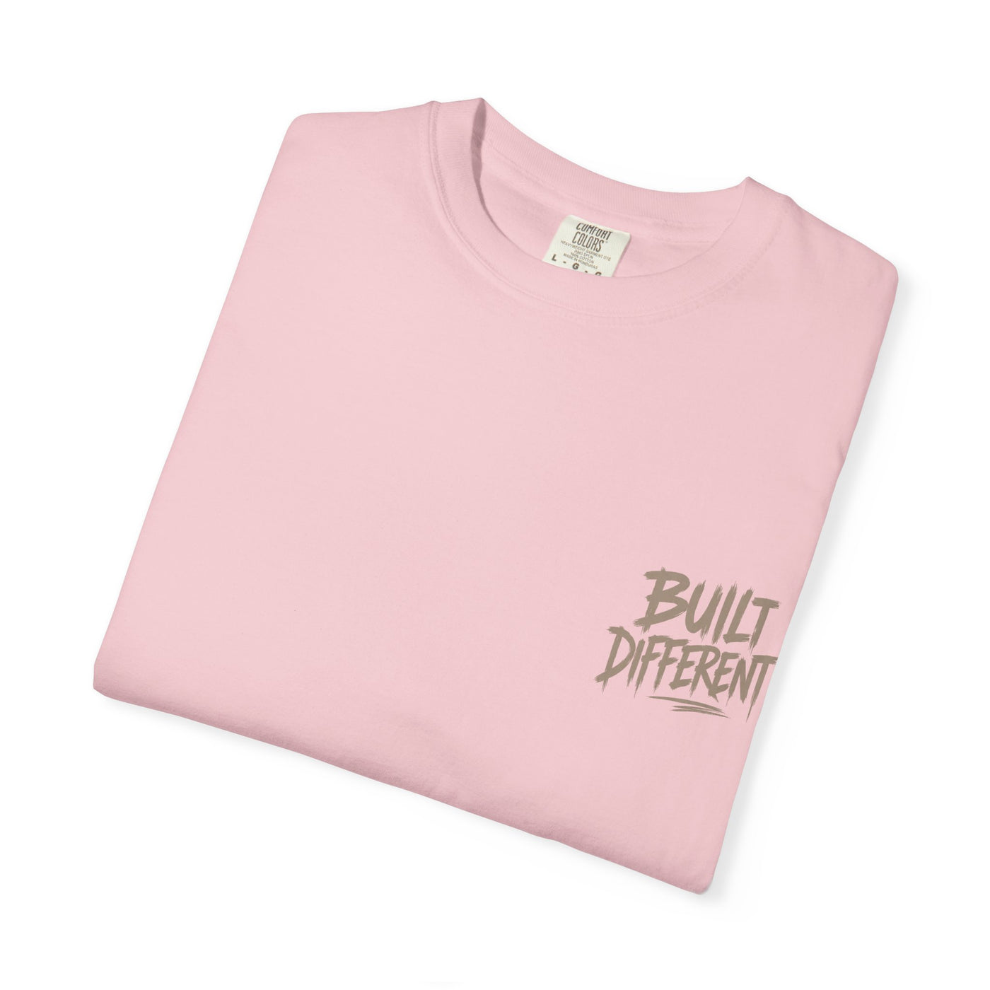 Built Different Graphic T-Shirt — 'Built Different' Chest & Back Design