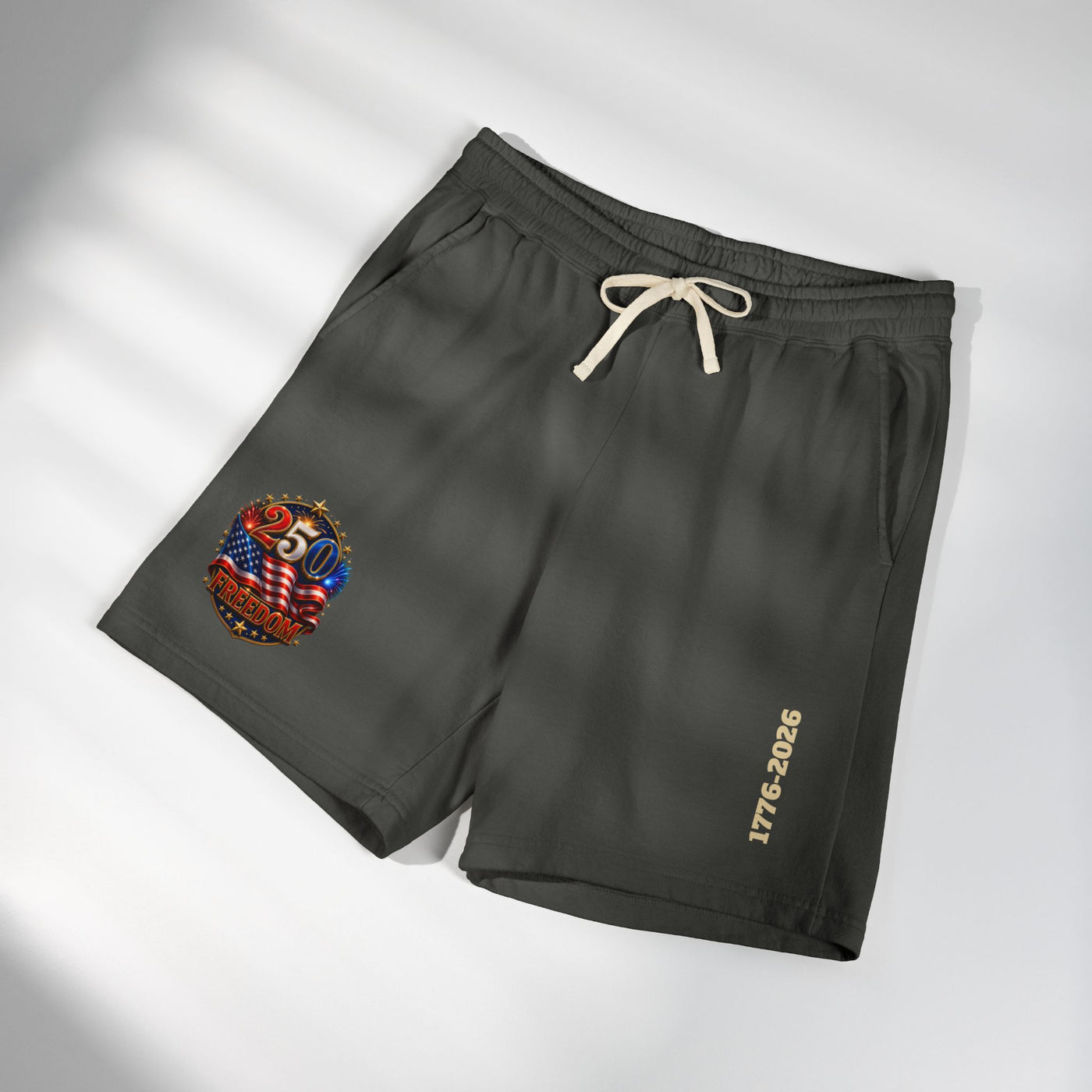 250 Years of Freedom Shorts — 1776–2026 Patriotic Streetwear