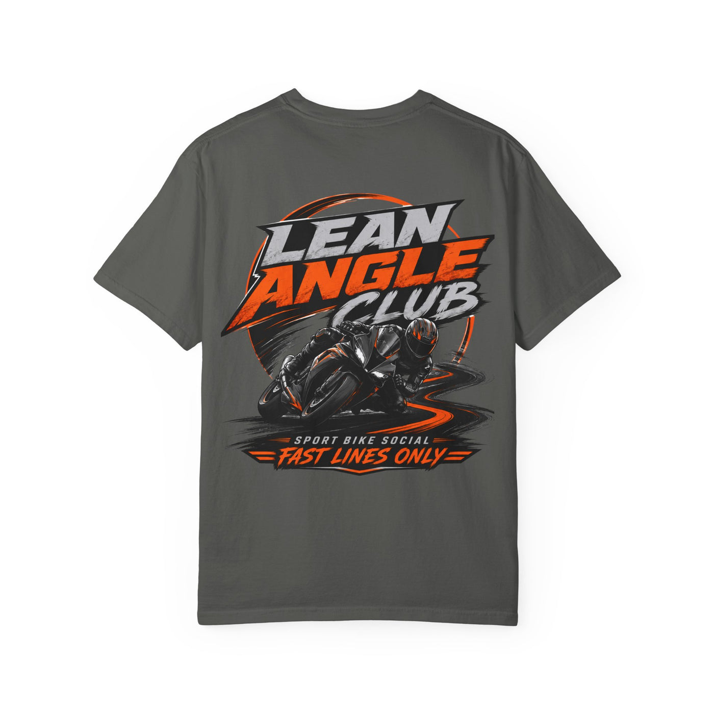 Lean Angle Club Motorcycle T-Shirt — Fast Lines Only Racing Tee