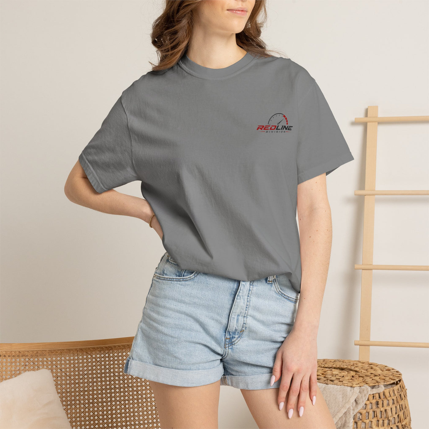 Redline Division Motorcycle T-Shirt — "Full Send Club" Racing Tee