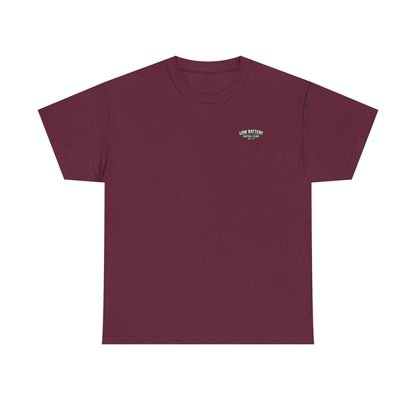 Low Battery Social Club T-Shirt – Funny Oversized Graphic Tee