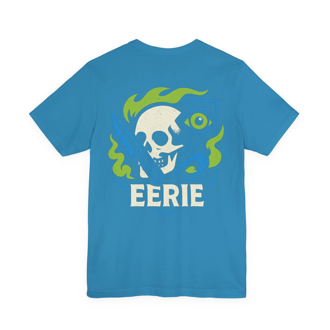 Eerie Skull Tee — Spooky Skull & Dagger Graphic T-Shirt