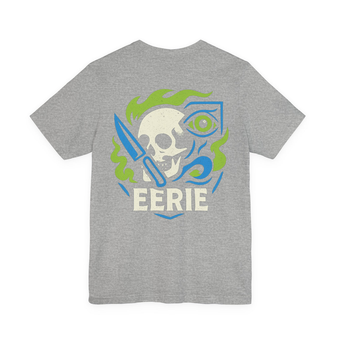 Eerie Skull Tee — Spooky Skull & Dagger Graphic T-Shirt