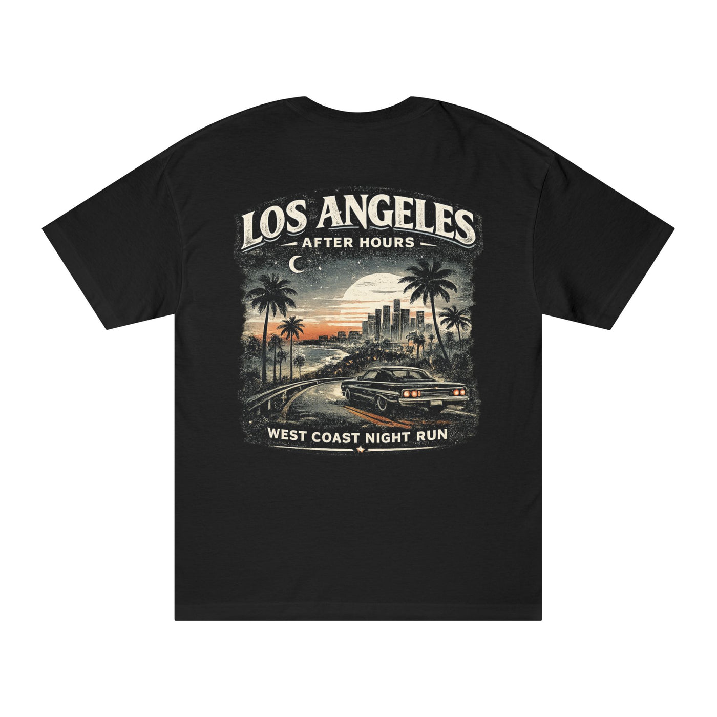 Los Angeles After Hours Tee – West Coast Night Run Vintage Graphic T-Shirt
