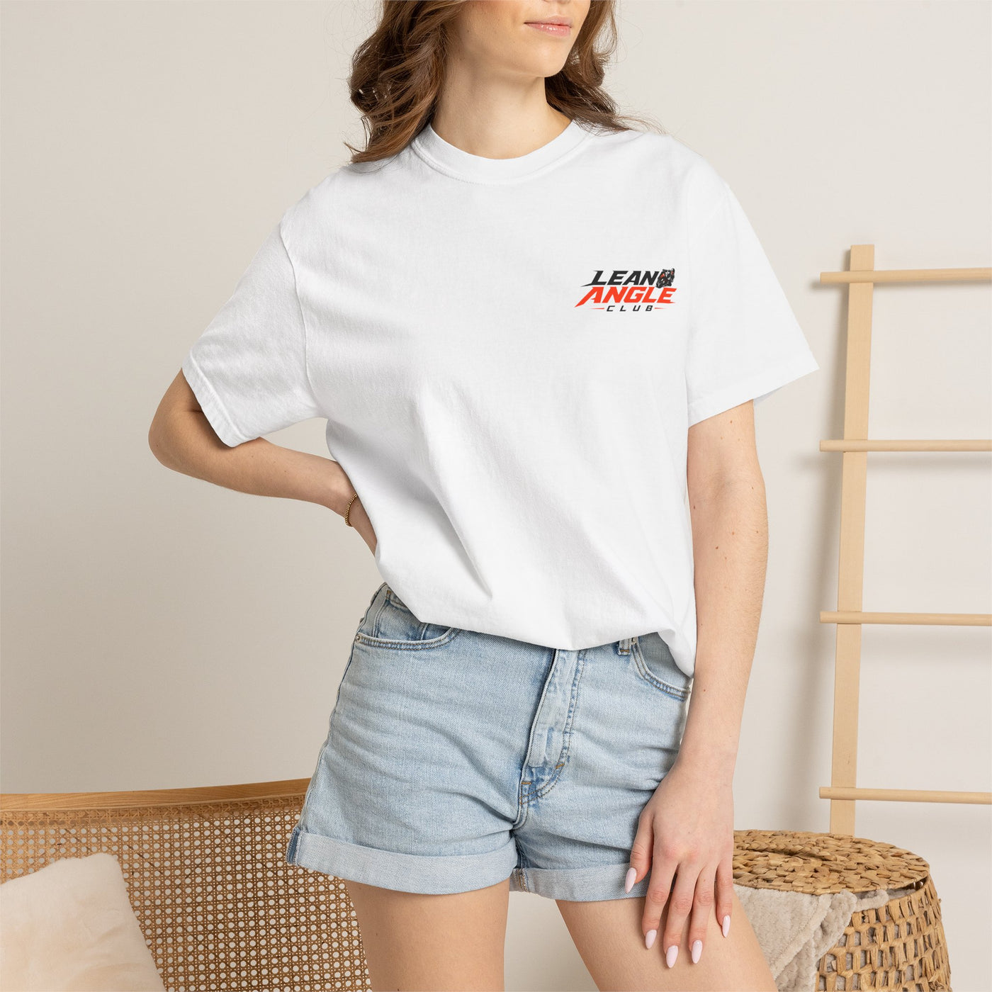 Lean Angle Club Motorcycle T-Shirt — Fast Lines Only Racing Tee