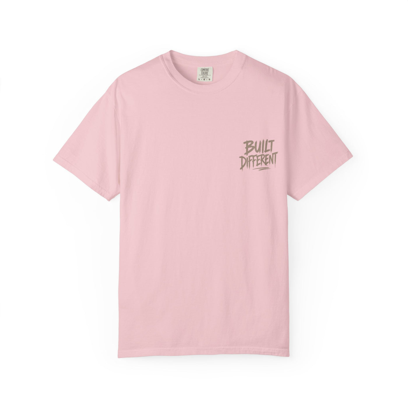 Built Different Graphic T-Shirt — 'Built Different' Chest & Back Design